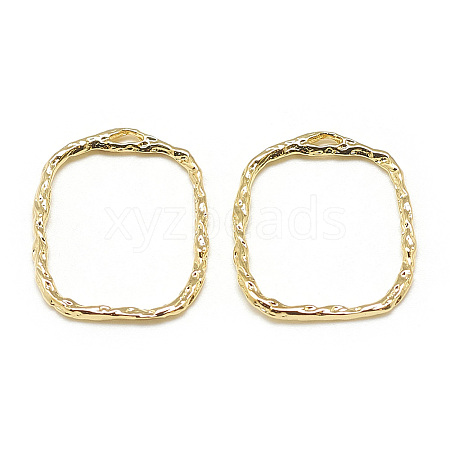Brass Open Back Bezel Pendants LS-X-KK-N200-042-1