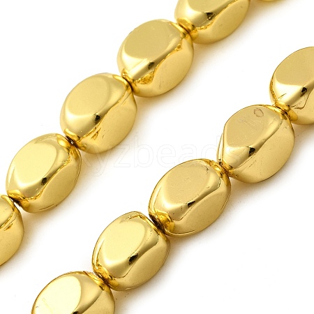 Electroplate Glass Beads Strands EGLA-F166-02B-G-1