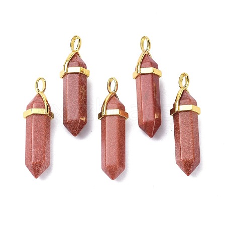 Synthetic Goldstone Pointed Pendants G-G025-01G-35-1