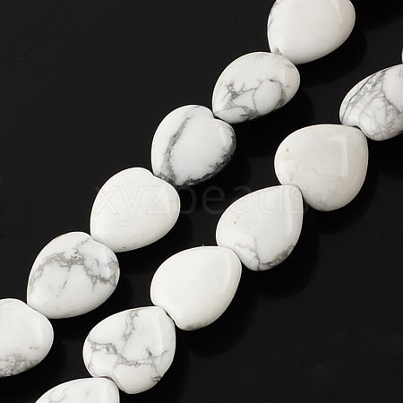 Natural Howlite Bead Strands G-R190-21-1