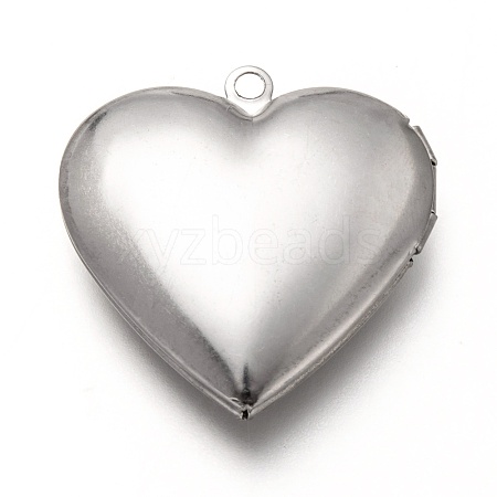 Non-Tarnish 316 Stainless Steel Locket Pendants STAS-P268-07P-1