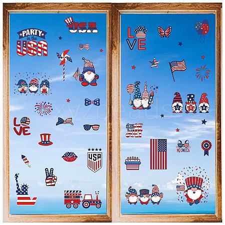 8 Sheets 8 Styles PVC Waterproof Wall Stickers DIY-WH0345-198-1