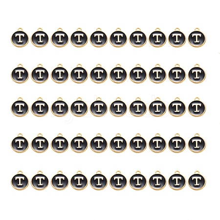 Golden Plated Alloy Charms ENAM-SZ0001-25B-T-1