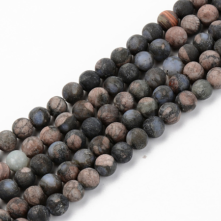 Natural Gemstone Beads Strands G-S369-009B-A-1