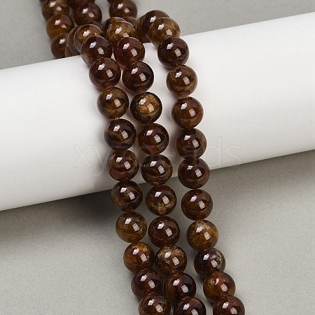 Natural Garnet Beads Strands G-U026-A10-8mm-1