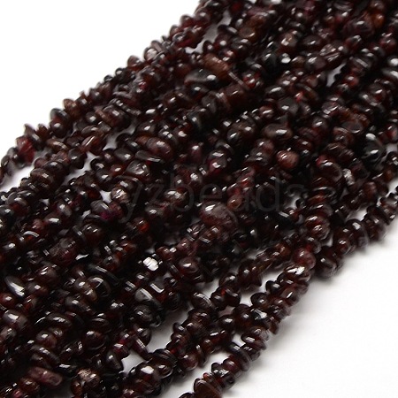 Natural Garnet Beads Strands G-P406-55-1