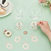 Diamond Wine Glass Paper Card DIY-WH0569-37A-3