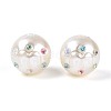 ABS Plastic Imitation Pearl Round Beads SACR-T017-76A-3