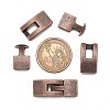Tibetan Style Snap Lock Clasps RLF11313Y-NF-4