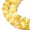 Natural Selenite Beads Strands G-P493-01F-4