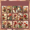 30Pcs 15 Styles Vintage Floral Scrapbook Paper Pads DIY-P083-A02-1