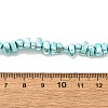 Baking Paint Electroplated Synthetic Non-magnetic Hematite Beads Strands G-H072-D01-01G-4