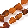 Raw Rough Natural Amber Beads Strands G-B125-C01-01-1