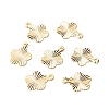 Brass Charms X-KK-F831-022G-RS-1