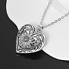 Alloy Heart Pendant Necklaces PW-WG44253-01-2