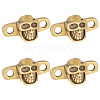 Brass Shoe Charms KK-WH0031-73AB-1