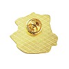 Halloween Theme Golden Alloy Brooches JEWB-U002-06I-2