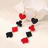 Valentine's Day Acrylic Dangle Earrings WG84630-02-1