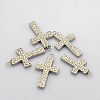 Tarnish Resistant Cross 304 Stainless Steel Pendants STAS-N025-10A-2