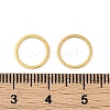 Rack Plating Brass Linking Rings KK-P286-01B-G-3