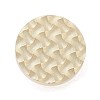 Texture Theme Round Brass Stamp Head AJEW-M036-01F-G-2