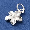 925 Sterling Silver Flower Charms STER-K180-06S-2