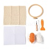 DIY Cotton Cup Mat Punch Needle Kits DIY-K032-38C-2