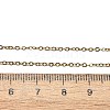 PVD Vacuum Plating 304 Stainless Steel Cable Chain Necklaces STAS-M174-025G-3