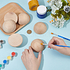Wood Cabochons WOOD-WH0062-51C-3