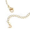 Brass Cable Chains Ring Bracelets for Women BJEW-JB11484-01-5