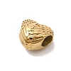 304 Stainless Steel European Beads STAS-B113-01G-2