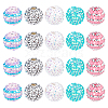   Resin Rhinestone Beads RESI-PH0001-81B-1