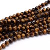 Natural Tiger Eye Beads Strands X-G-J303-11-10mm-1