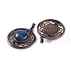 Natural Lapis Lazuli Dyed Pendants G-Q158-03-15-2