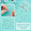 Unicraftale 30Pcs 2 Colors 304 Stainless Steel Tube Beads STAS-UN0054-16-5