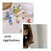 Craftdady 42Pcs 21 Colors Rainbow Resin Pendants CRES-CD0001-04-7