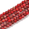 Dyed Natural Regalite/Imperial Jasper/Sea Sediment Jasper Beads Strands G-B124-C04-16-1