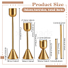 DIY Aluminium Candle Stand Kits DIY-WH0888-346-2