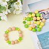HOBBIESAY 12 Style Food Grade Eco-Friendly Silicone Beads SIL-HY0001-06-4