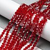 Transparent Glass Beads Strands EGLA-A039-T3mm-D-M-5