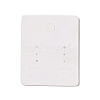 Rectangle Paper Earring Display Card with Hanging Hole CDIS-C004-01G-2