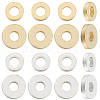 80Pcs 4 Styles Brass Spacer Beads KK-BBC0010-62-1