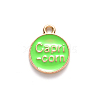 Alloy Enamel Pendants ENAM-S124-01A-06E-3