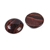 Natural Red Tiger Eye Dyed & Heated Cabochons G-H1596-FR-25mm-10-2