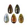 Natural Dragon Veins Agate Pendants G-N0325-16C-2