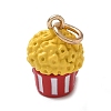 Alloy with Enamel Pendants AL-CBAE186-01G-04-2