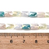 Electroplate Glass Beads Strands EGLA-D300-05-12-3