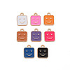 Alloy Enamel Charms X1-ENAM-T016-13-RS-1