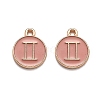 Alloy Enamel Pendants ENAM-S124-01B-11I-1