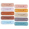  80Pcs 10 Colors PU Leather Label Tags DIY-NB0005-60-4